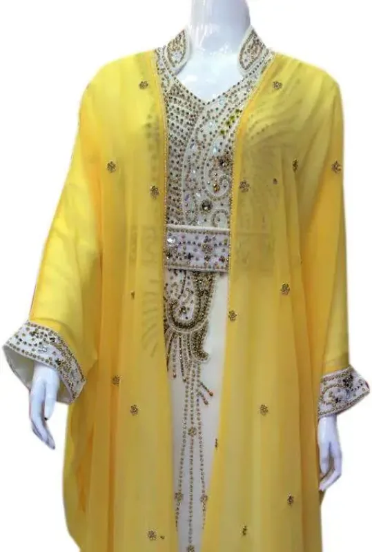 Picture of Radhe Designer Multicolor Georgette Kaftan Dress for Women - F1677