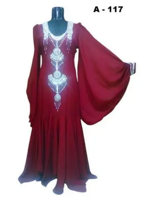Picture of Radhe Designer Blue Georgette Kaftan Dress for Women - F10367