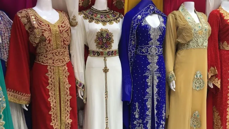 Picture of Radhe Designer Multicolor Georgette Kaftan Dress for Women - F1720