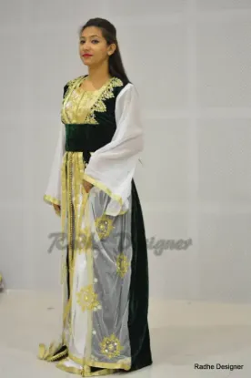 Picture of dubai very fancy kaftans jalabiya dress wedding gown ,a