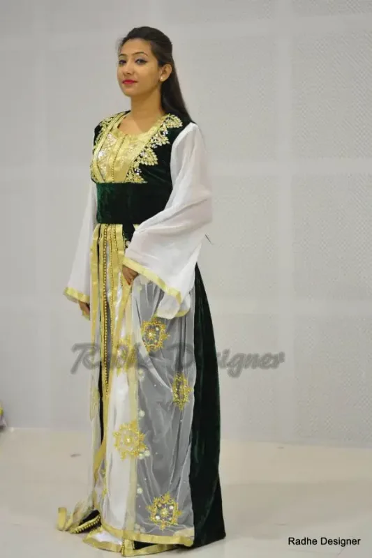Picture of Radhe Designer Multicolor Georgette Kaftan Dress for Women - Y813