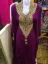 Picture of Yellow Georgette Kaftan Dress for Women - Flared Designer Inspired Look