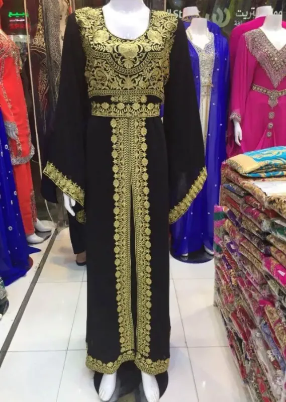 Picture of Radhe Designer Multicolor Georgette Kaftan Dress for Women - F4633
