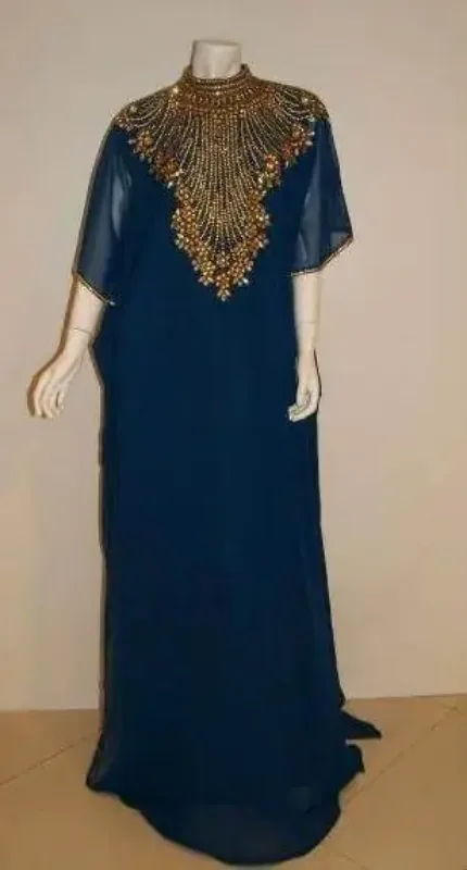 Picture of Radhe Designer Multicolor Georgette Kaftan Dress for Women - F6963