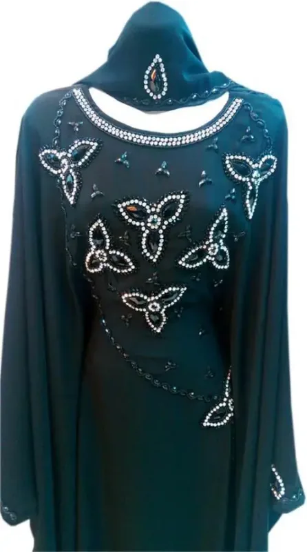 Picture of Radhe Designer Multicolor Georgette Kaftan Dress for Women - F8158