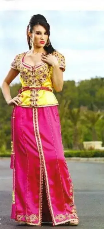 Picture of Radhe Designer Multicolor Georgette Kaftan Dress for Women - F5774