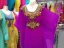 Picture of White Georgette Kaftan Dress for Women - Flared Designer Inspired Look