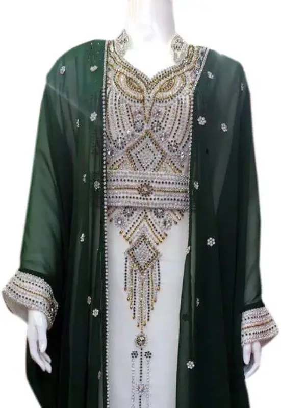 Picture of Radhe Designer Multicolor Georgette Kaftan Dress for Women - F1722