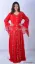 Picture of Pink Cotton Modest Dress for Women - Paisley Print Layered Look