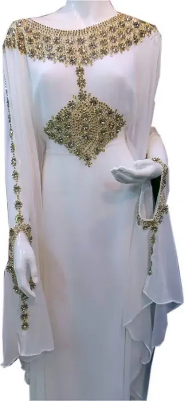 Picture of Radhe Designer Blue Georgette Kaftan Dress for Women - F10112