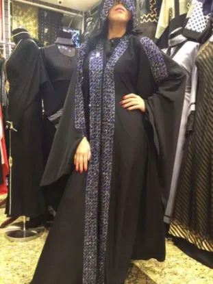 Picture of elegant fancy jilbab jalabiya fancy dubai caftan thobe,