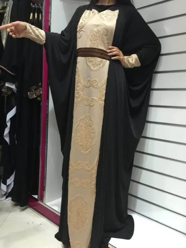 Picture of Radhe Designer Yellow Georgette Kaftan Dress for Women - F1472