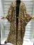 Picture of Black Georgette Modest Dress for Women - Sequined Gathered Waist Style