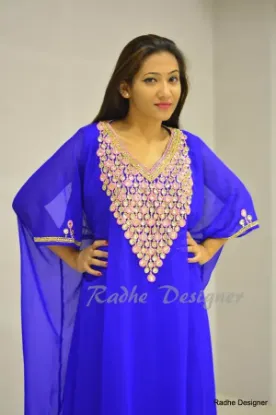 Picture of elegant modern moroccan kaftan dress wedding gown trad 