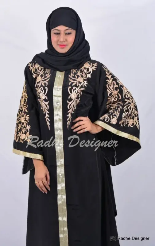 Picture of Radhe Designer Multicolor Georgette Kaftan Dress for Women - Y657