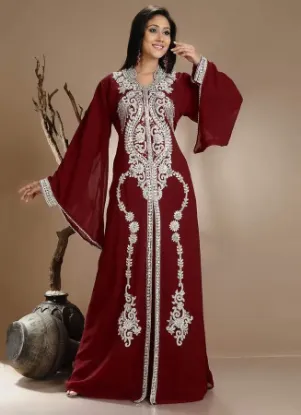 Picture of elegant party wear dubai caftan for women ,abaya,jilbab