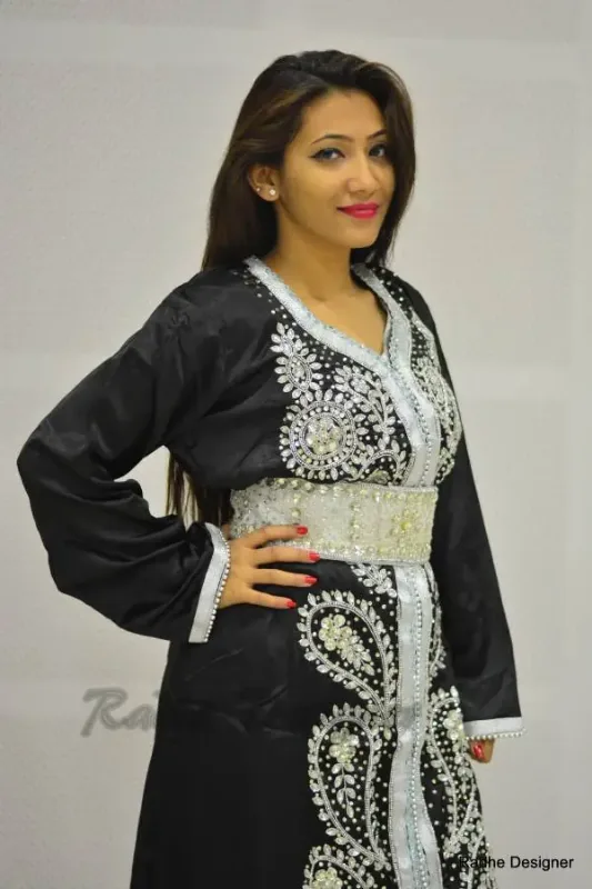 Picture of Radhe Designer Multicolor Georgette Kaftan Dress for Women - Y1038