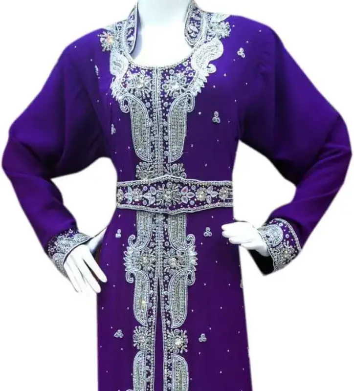 Picture of Radhe Designer Blue Georgette Kaftan Dress for Women - F1810