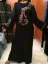 Picture of Blue Georgette Kaftan Dress for Women - Paisley Print Travel Friendly Style