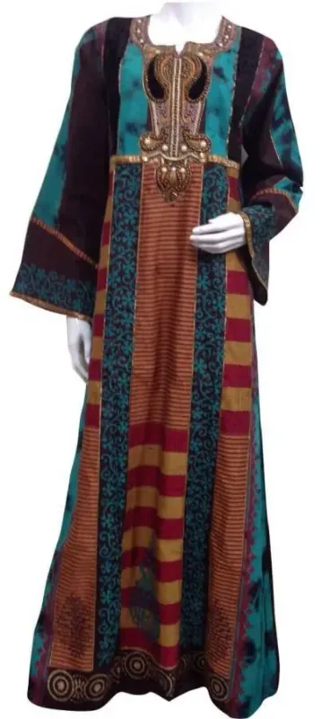 Picture of Radhe Designer Multicolor Georgette Kaftan Dress for Women - F4983