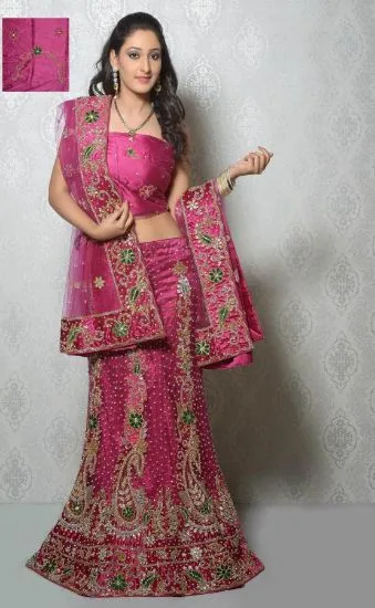 Picture of awesome lehenga saree partywear designer indian sari w,