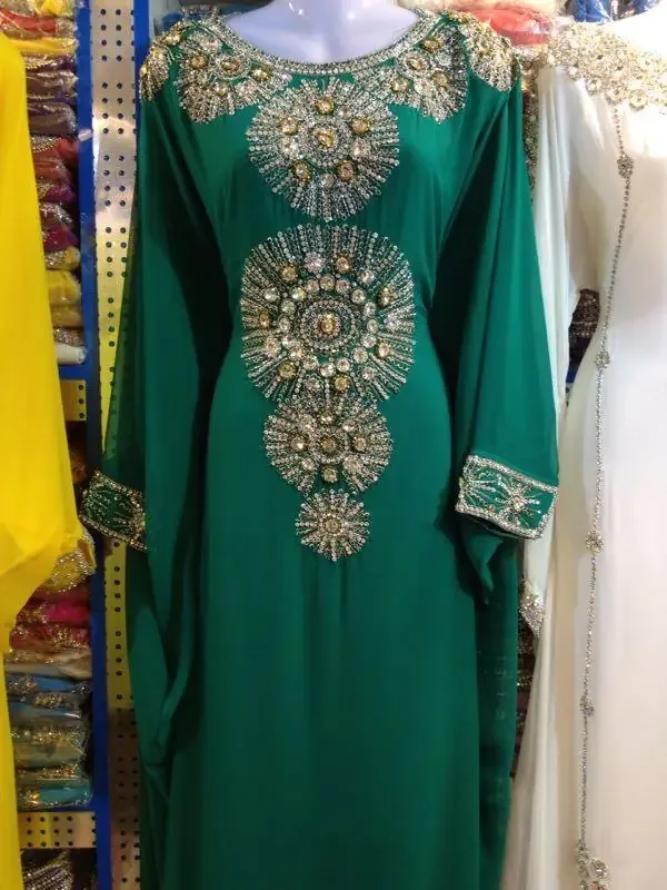 Picture of Radhe Designer Pink Cotton Kaftan Dress for Women - F8235