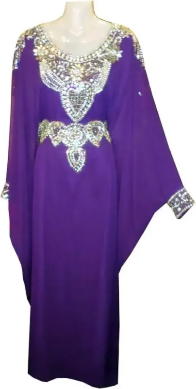 Picture of Radhe Designer Multicolor Georgette Kaftan Dress for Women - F4627