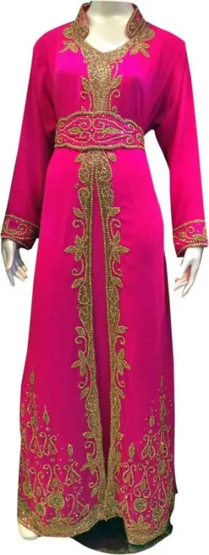 Picture of Radhe Designer Multicolor Georgette Kaftan Dress for Women - F2422
