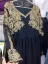 Picture of Pink Cotton Farasha Dress for Women - Lace Elegant Draped Look