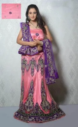 Picture of lehenga saree partywear bollywood style beautiful fanc,