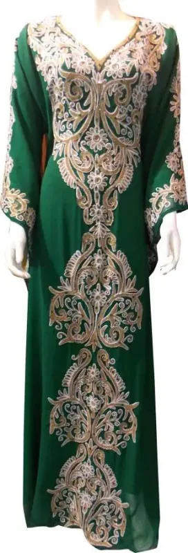 Picture of Radhe Designer Multicolor Georgette Kaftan Dress for Women - F4930