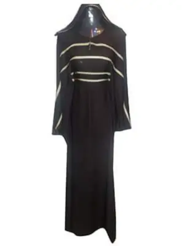 Picture of Radhe Designer Black Georgette Kaftan Dress for Women - F4924