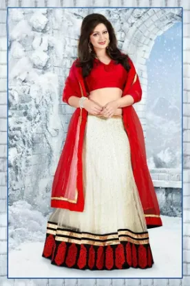 Picture of saree lehenga bridal designer bollywood lehenga sari w,