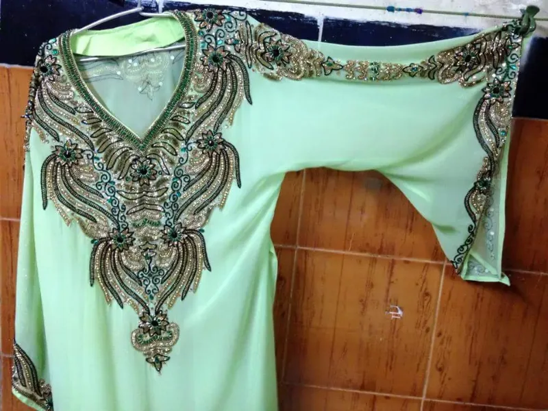 Picture of Radhe Designer Multicolor Georgette Kaftan Dress for Women - F4973