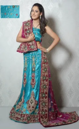Picture of u choli lehenga bollywood dress partywear designer tra,