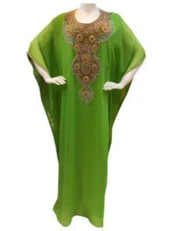 Picture of Radhe Designer Multicolor Georgette Kaftan Dress for Women - F5012