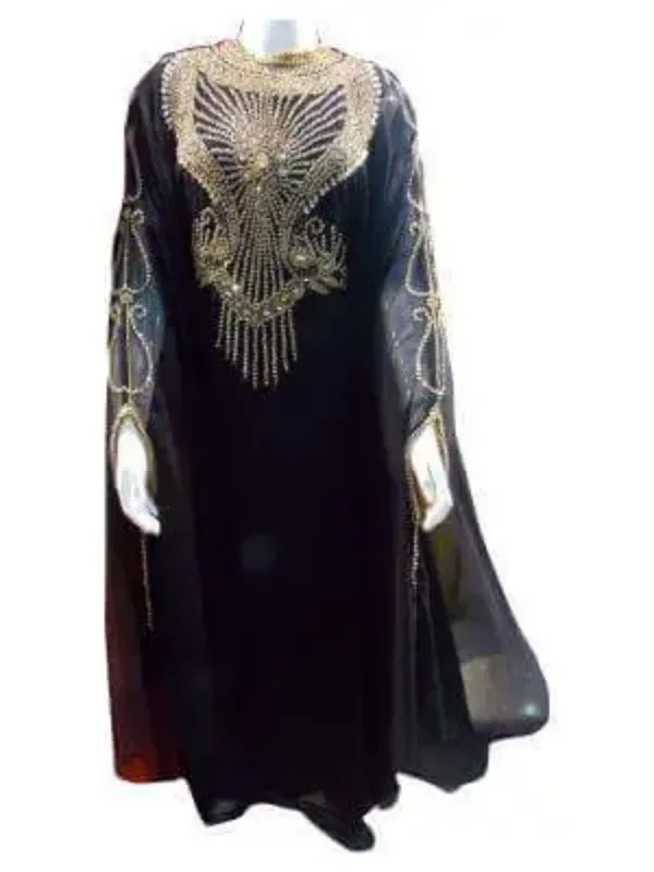 Picture of Radhe Designer Blue Georgette Kaftan Dress for Women - F5004