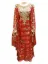 Picture of Multicolor Georgette Kaftan Dress for Women - Embroidered Premium Occasion Look