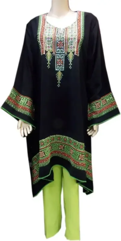 Picture of Radhe Designer Multicolor Georgette Kaftan Dress for Women - F5036