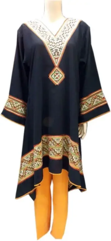 Picture of Radhe Designer Multicolor Georgette Kaftan Dress for Women - F5035