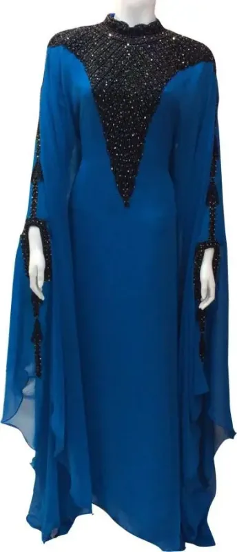 Picture of Radhe Designer Multicolor Georgette Kaftan Dress for Women - F5049