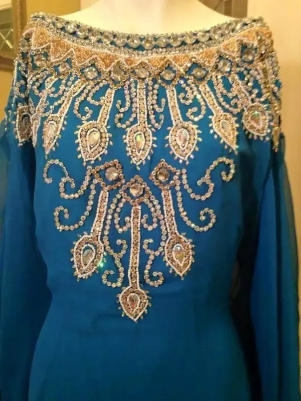 Picture of Radhe Designer Multicolor Georgette Kaftan Dress for Women - F5067