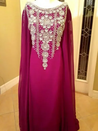 Picture of evening dress patterns moroccan style outfit,abaya,jilb