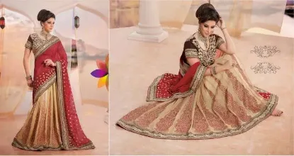 Picture of designer bollywood indian pakistani wedding bridal sil,