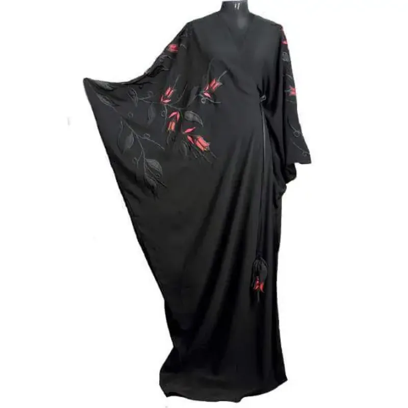 Picture of Radhe Designer Black Georgette Kaftan Dress for Women - F5090