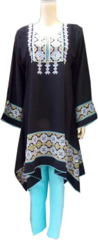 Picture of Radhe Designer Multicolor Georgette Kaftan Dress for Women - F5103