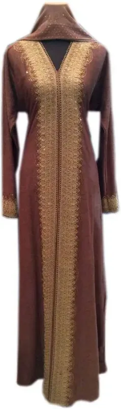 Picture of Radhe Designer Multicolor Georgette Kaftan Dress for Women - F5109