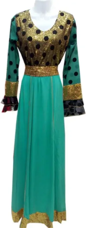 Picture of Radhe Designer Black Georgette Kaftan Dress for Women - F5124