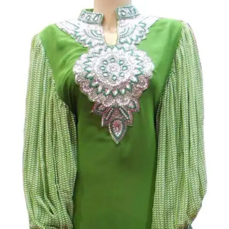 Picture of Radhe Designer Multicolor Georgette Kaftan Dress for Women - F5126