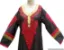 Picture of Multicolor Georgette Modest Dress for Women - Flared Classic Draped Style